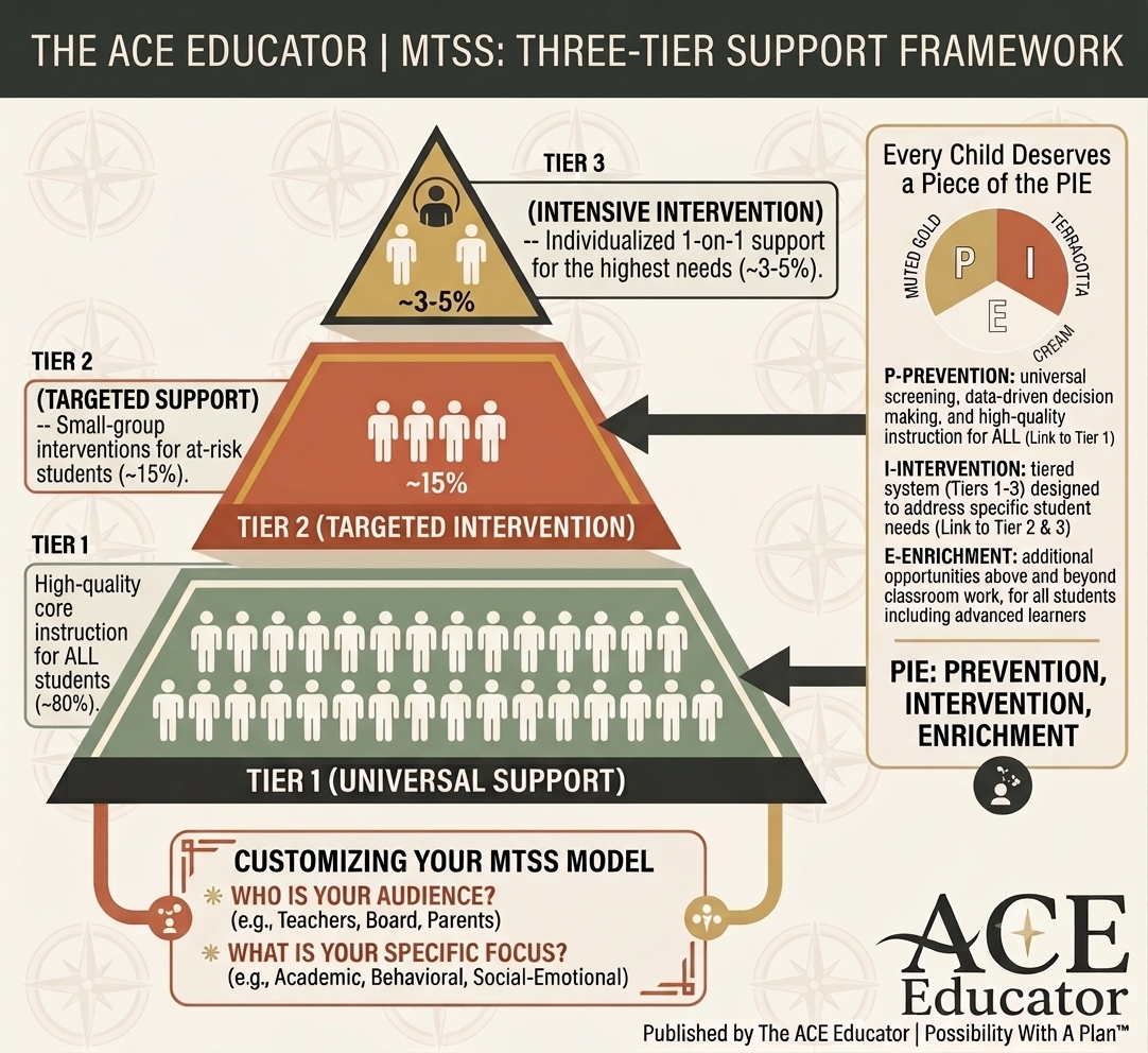 MTSS framework pyramid visual
